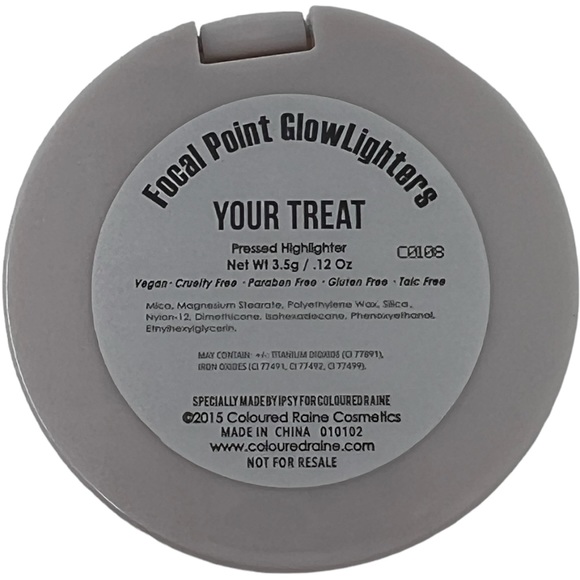 Coloured Raine Focal Point Glowlighter in YOUR TREAT - Picture 6 of 11